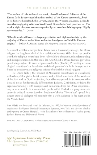 The Druze and their Faith in Tawhid (Contemporary Issues in the Middle East)