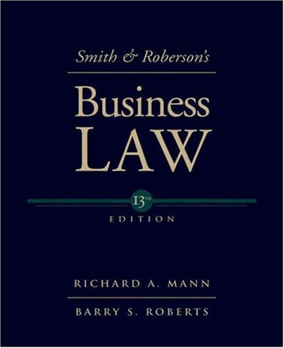 Smith and Robersons Business Law