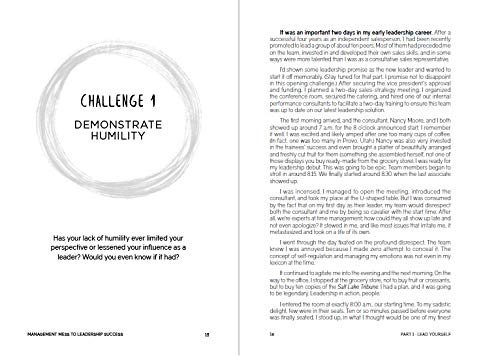 Management Mess to Leadership Success: 30 Challenges to Become the Leader You Would Follow (Leadership Mentoring & Coaching) (Mess to Success)