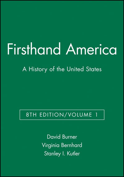 Firsthand America: A History of the United States, Volume 1