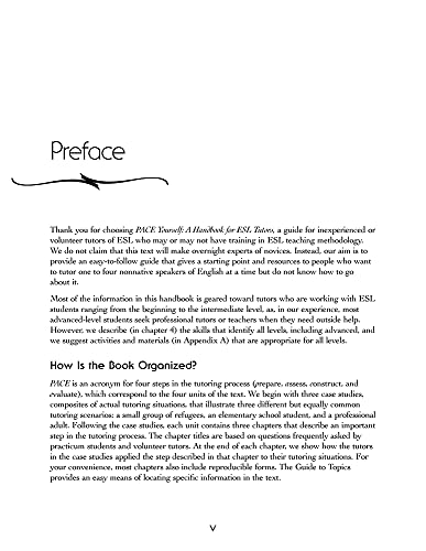 PACE Yourself: A Handbook for ESL Tutors (English Language Teacher Development)
