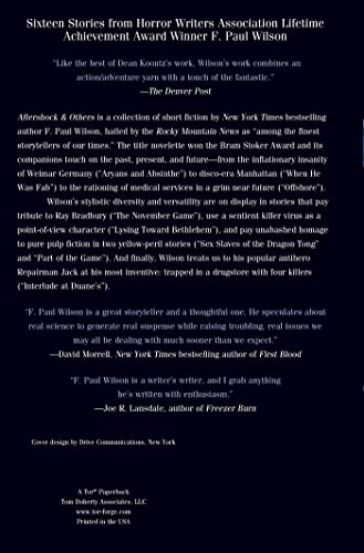 Aftershock & Others: 16 Oddities — back cover