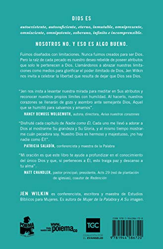 Nadie como Él: 10 maneras en que Dios es distinto a nosotros (y por qué eso es algo bueno) (Spanish Edition)