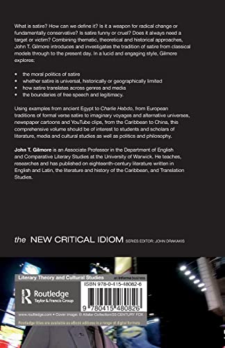Satire (The New Critical Idiom)