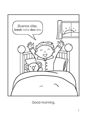 Color & Learn Easy Spanish Phrases for Kids (Dover Little Activity Books: Language)