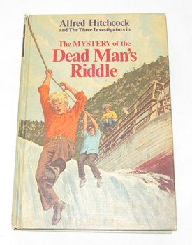Alfred Hitchcock and the Three Investigators in The Mystery of the Dead Man's Riddle