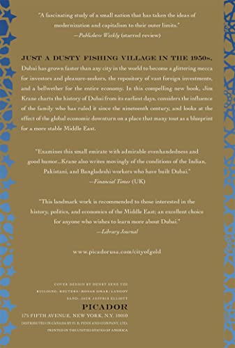 City of Gold: Dubai and the Dream of Capitalism — back cover