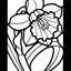Flowers Mini Stained Glass Coloring Book (Dover Little Activity Books: Flowers)