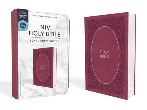 NIV, Holy Bible, Soft Touch Edition, Leathersoft, Pink, Comfort Print