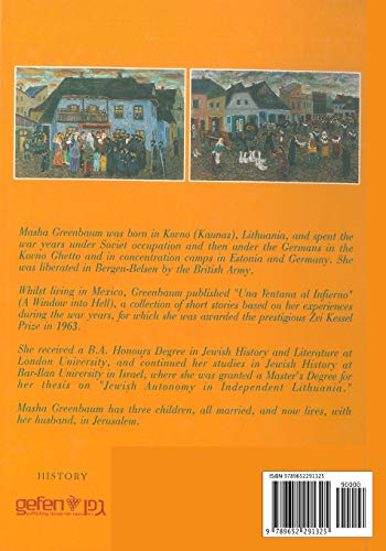 The Jews of Lithuania: A History of a Remarkable Community 1316-1945