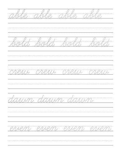 Cursive Handwriting Workbook for Teens: A cursive writing practice workbook for young adults and teens (Master Print and Cursive Writing Penmanship for Teens)