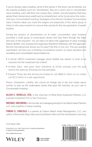 Concentrated Investing: Strategies of the World's Greatest Concentrated Value Investors — back cover