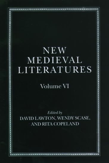New Medieval Literatures: Volume VI
