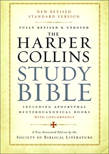 The HarperCollins Study Bible: Fully Revised & Updated — back cover