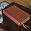 NIV, Personal Size Bible, Large Print, Leathersoft, Brown, Red Letter, Thumb Indexed, Comfort Print