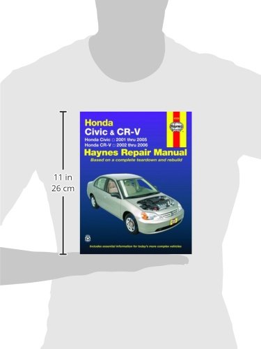 Honda Civic 2001-2005, Honda CR-V 2002-2006 (Hayne's Automotive Repair Manual)
