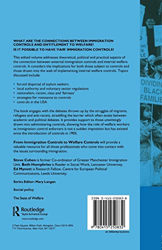 From Immigration Controls to Welfare Controls (The State Ofwelfare)