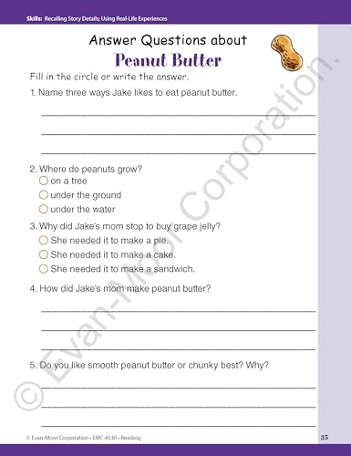 Evan-Moor Skill Sharpeners Reading Workbook, Grade 2, Vocabulary, Comprehension, Phonics, Word Family, Rhyming, Synonyms, Antonyms, Word Searches, Crossword Puzzles, Alphabetical Order, Homeschool