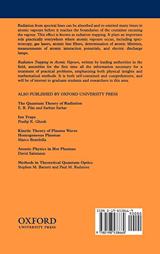 Radiation Trapping in Atomic Vapours (Oxford Science Publications)