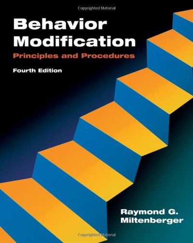 Behavior Modification: Principles and Procedures