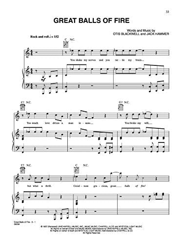 Jerry Lee Lewis -- Greatest Hits: Piano/Vocal/Chords
