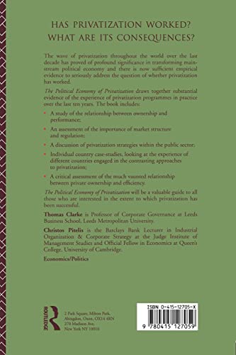 The Political Economy of Privatization
