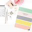 Homeschool Planner: Daily Assignment Tracker and Record Book For One Student | Academic Calendar Year | Minimalist Modern Stripes