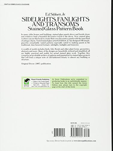 Sidelights, Fanlights and Transoms Stained Glass Pattern Book (Dover Crafts: Stained Glass)