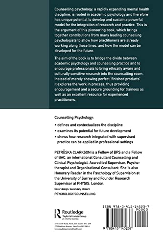 Counselling Psychology