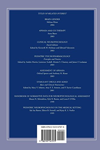 Neuropsychological Evaluation of the Child