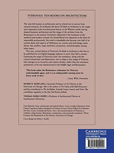 Vitruvius: 'Ten Books on Architecture'