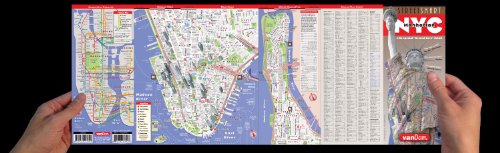 StreetSmart NYC Map Downtown Edition by VanDam-Laminated pocket city street map of Manhattan w/ all attractions, museums, sights, hotels, theaters & ... 2024 Edition)