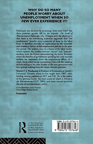 The Goals of Macroeconomic Policy