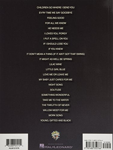 Best of Nina Simone - Original Keys for Singers