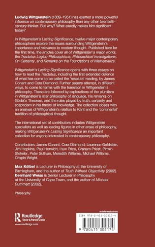 Wittgenstein's Lasting Significance