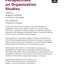 Interdisciplinary Perspectives on Organization Studies