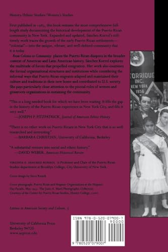 From Colonia to Community: The History of Puerto Ricans in New York City (Latinos in American Society & Culture)