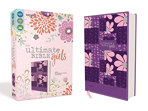 NIV, Ultimate Bible for Girls, Faithgirlz Edition, Leathersoft, Purple: The Perfect Christian Faith Gift for Your Tween Girl, Age 8-12
