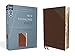 NIV, Thinline Bible, Leathersoft, Brown, Red Letter, Thumb Indexed, Comfort Print