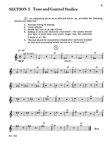 Embouchure Builder for French Horn