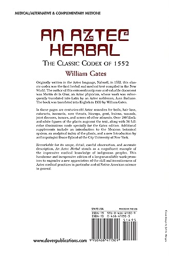 An Aztec Herbal: The Classic Codex of 1552 by William Gates