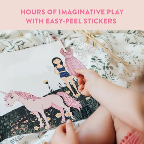 My Fancy Sticker Storybook: Fairies and Unicorns: 500+ Reusable Dress-up Sticker Book for Kids (Sticker Activity Book Series)