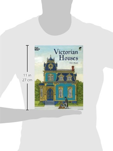 Victorian Houses Coloring Book (Dover American History Coloring Books)