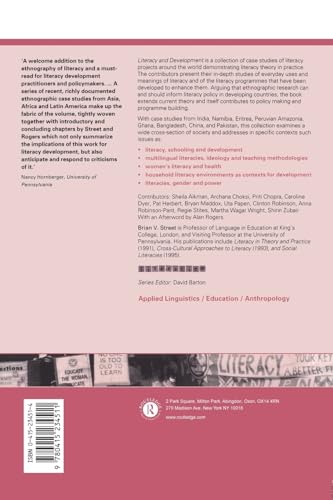 Literacy and Development: Ethnographic Perspectives (Literacies)