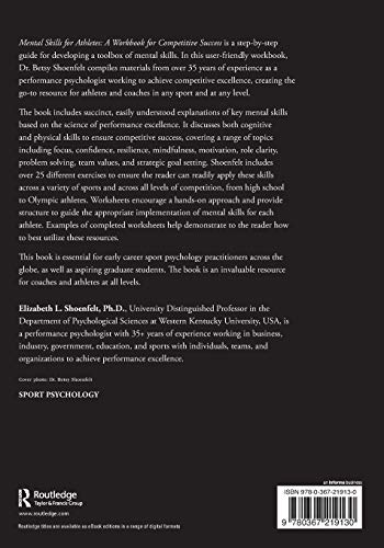 Mental Skills for Athletes: A Workbook for Competitive Success