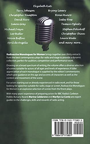 Radioactive Monologues for Women: For Radio, Stage and Screen (Audition Speeches)