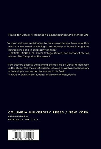 Consciousness and Mental Life