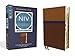 NIV Study Bible, Fully Revised Edition (Study Deeply. Believe Wholeheartedly.), Personal Size, Leathersoft, Brown/Blue, Red Letter, Thumb Indexed, Comfort Print