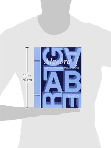 Saxon Algebra 1/2: An Incremental Development, Solutions Manual