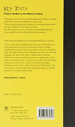 The Development of Mathematical Logic — back cover